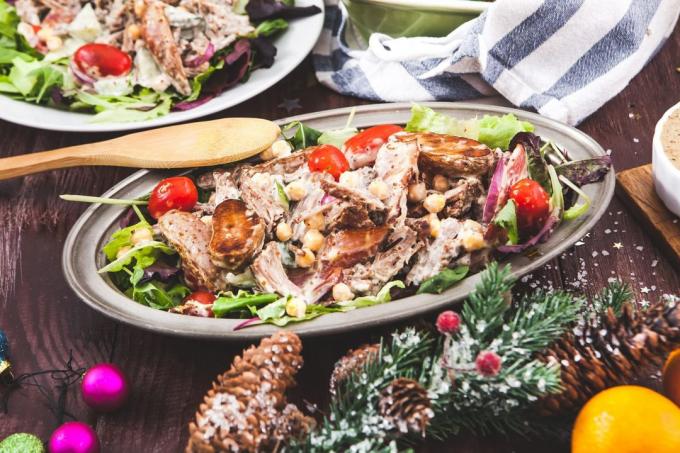 Novoročný stôl z "Food Party": Nicoise s pečeným hovädzím a slaninou