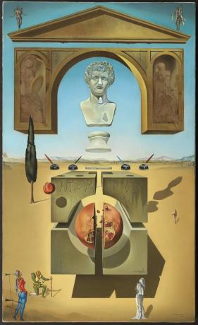 „Dematerializácia pod Nerónovým nosom.“ Salvador Dalí