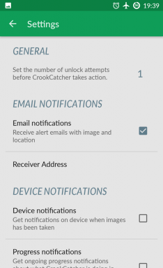 CrookCatcher pre Android vie, kto sa pokúša obísť ochranu vášho smartphonu