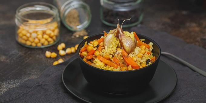 Vegetariánsky pilaf s cícerom