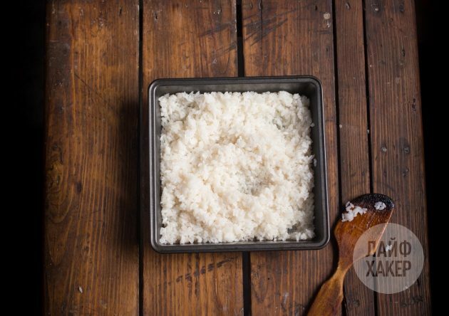 Pripravte ryžu na sushirrito