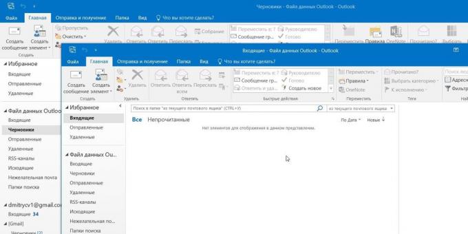 Microsoft Outlook: Outlook Windows