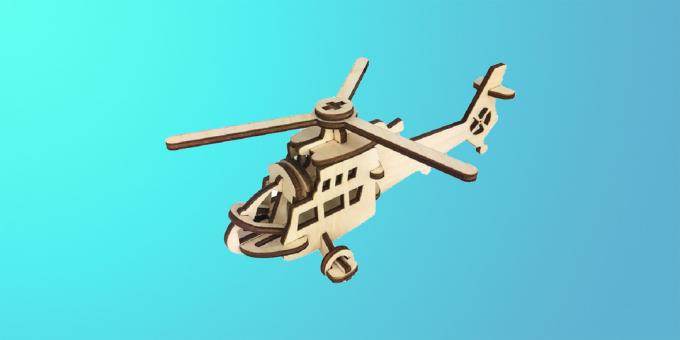 Prefabrikovaný model vrtuľníka