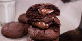 Cookies s čokoládovou plnkou à la fondant