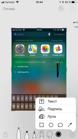 iOS 11 inovácie: Screenshot Editor 2