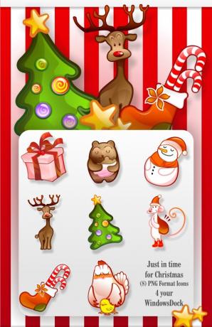 Vianočné Dock ikony podľa chicho21net