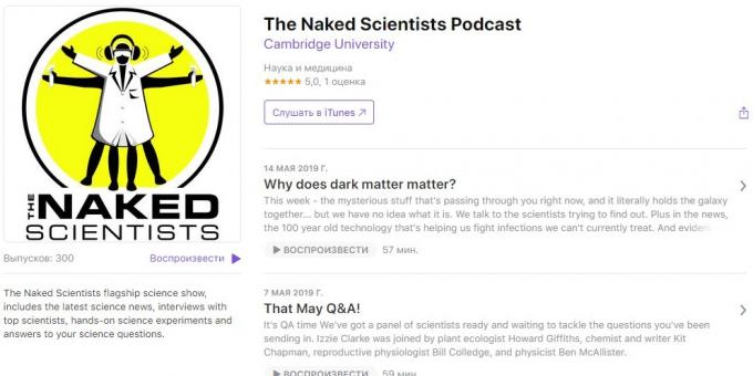 Zaujímavý podcast: The Naked Vedci
