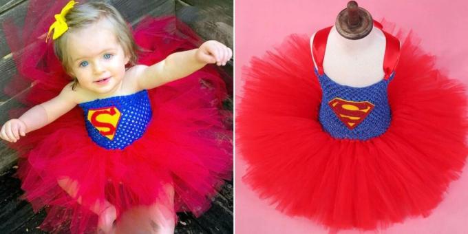 Nový rok kostýmy pre deti: Supergirl