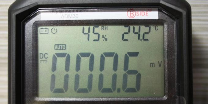 Multimeter ADM 30: Display