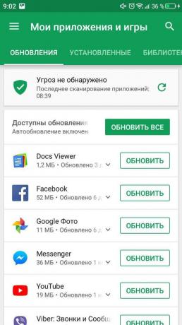 Zakázať automatické aktualizácie na Android. aktualizácie