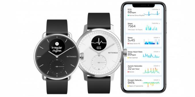 ScanWatch - hybridné inteligentné hodinky od bývalej spoločnosti Nokia Health
