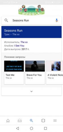 Ako nájsť hudbu z videa. Google Sound Search na platforme Android
