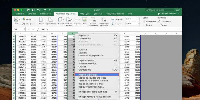 Ako pridať zlom strany v programe Excel