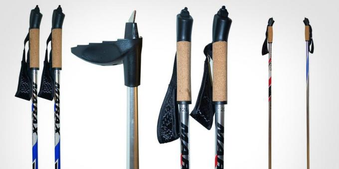 Ako si vybrať lyže a vybavenie: lyžiarske palice