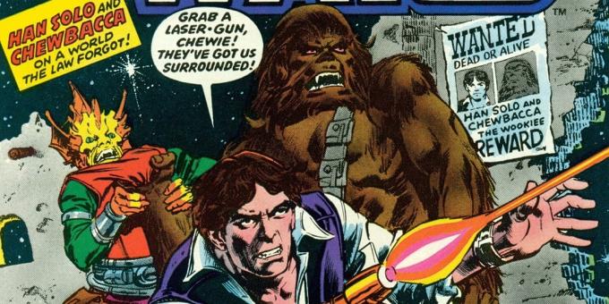 George Lucas: začal sériu Marvel komiksu, a trh vstúpila literárne scenár pred vydaním filmu, prevzaté z knihy