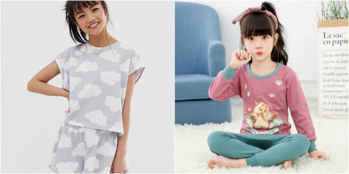 Darčeky pre dievčatá na 8. marca: pyžamá