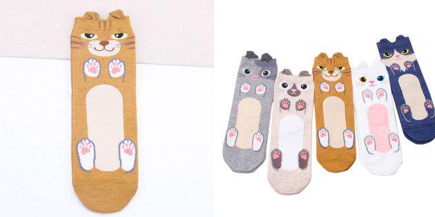 Ponožky s mačkami