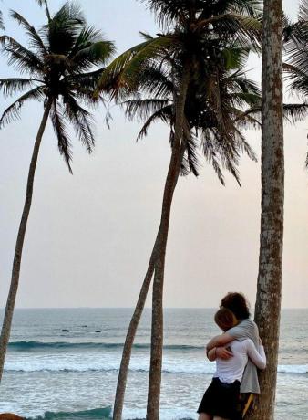 Koronavírus na Srí Lanke: opustená pláž