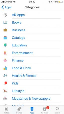 App Store v iOS 11: Hľadanie