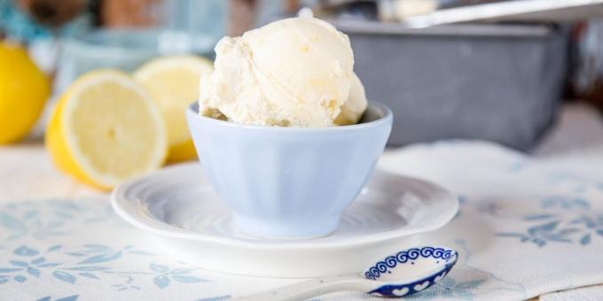 Ako urobiť citrónovú zmrzlinu