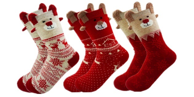 Lacná darčeky pre nový rok: ponožky