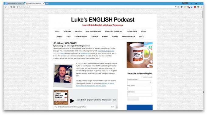 Podcasty sa naučiť anglicky: Lukov English Podcast