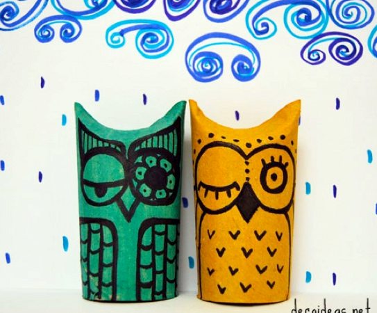 Owls toaletného papiera