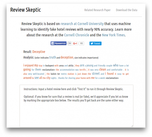 Recenzia Review skeptik check hotel