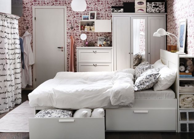 Malá spálňa: vybrať tú správnu posteľ