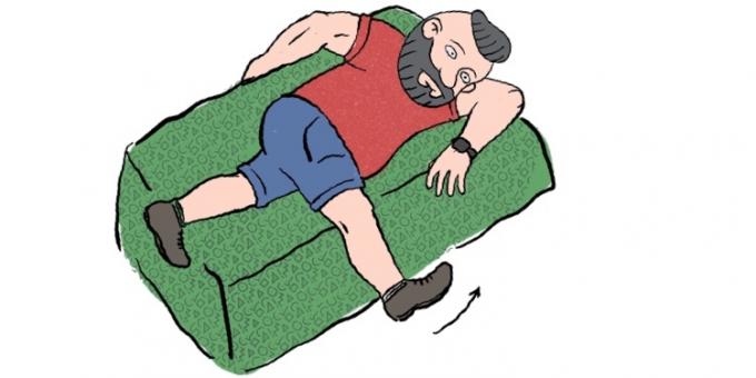 Ako sa zbaviť bolesti svalov: relaxácia pása ležiace