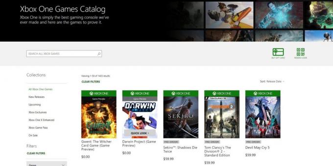 kúpiť hry: Xbox One Game katalóg