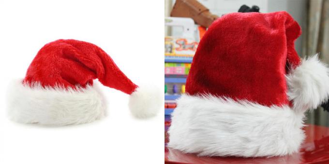 Lacná darčeky pre nový rok: Santa Claus čiapky