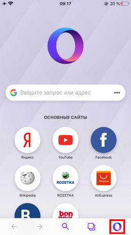 Ako povoliť režim inkognito v aplikácii Opera Touch na iPhone