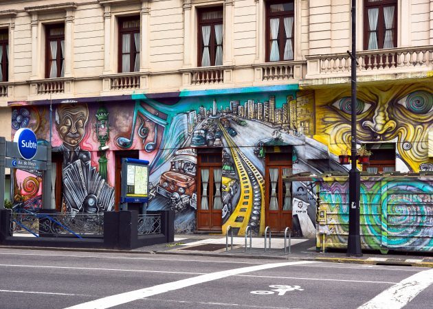 Návšteva Argentína: graffiti