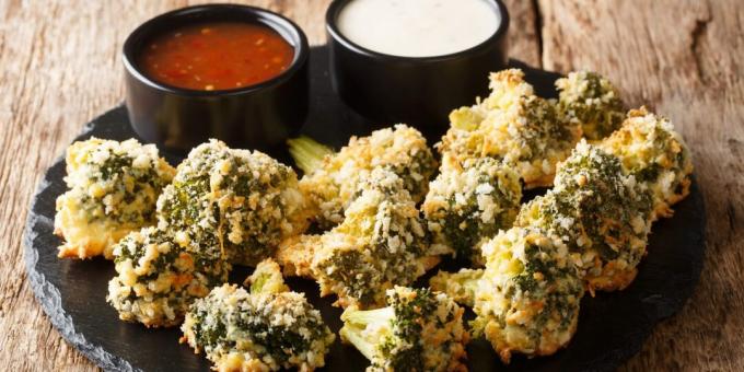 Brokolica posypaná syrom