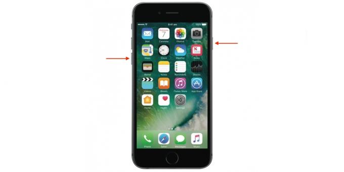 Ako reštartovať iPhone: iPhone 7