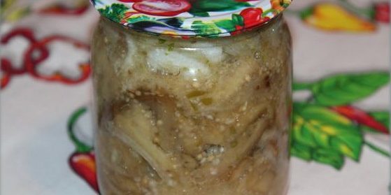 Delicious Baklažán, v zime: pikantné vyprážaný baklažán s cibuľou