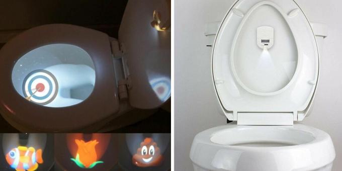 neobvyklé vychytávky: toaletné svetlá