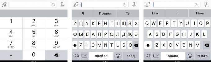 "Yandex. Klávesnica ": layout