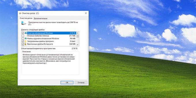 Ako sa čistí systému Windows: Čistenie disku