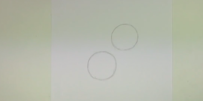 Kresliť dva kruhy 