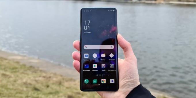 Obrazovka OPPO Find X2: