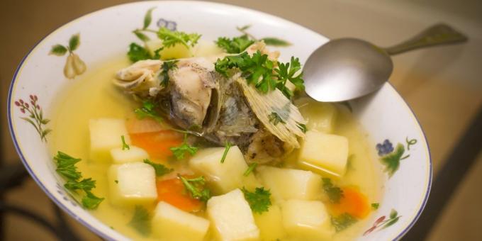 Recept polievka z riečnych rýb