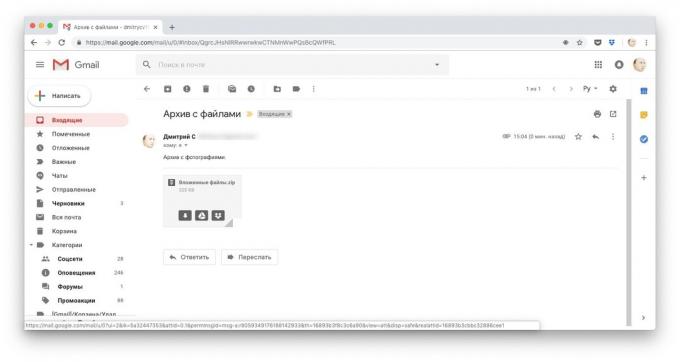 Spôsoby, ako sťahovať súbory Dropbox: Pamätať Gmail príloh