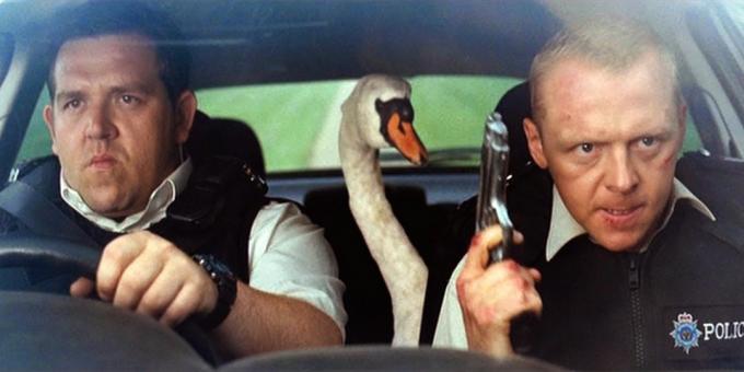 Edgar Wright a jeho filmy: dej sa pri hľadaní utečeného labute je založený na príbehoch zo skutočného polície