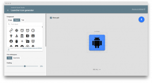 Android Asset Studio - online ikony generátor pre mobilné aplikácie