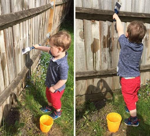 Tipy pre rodičov: účtovať dieťa natierať plot
