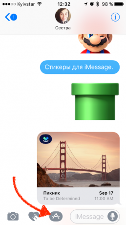 Ako nainštalovať aplikácie v iMessage