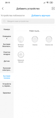 Xiaomi Mi Robot Vákuum: Add Device