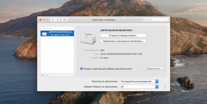 Ako vyrobiť sieťovú tlačiareň: nastavenie v systéme macOS